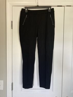 J.McLaughlin Ross Pant Black Skinny Ankle Classic Women's Size 4 Career Preppy